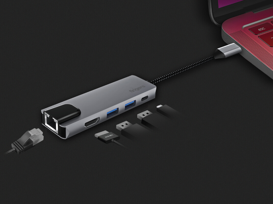 FINGERS NextGen Type-C USB 3.0 Hub