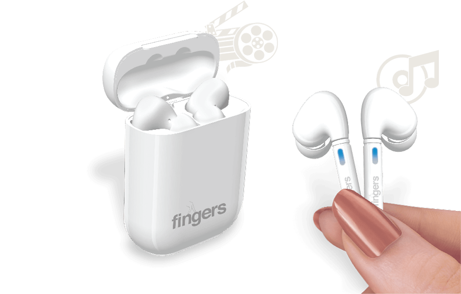 FINGERS Audio Pods TWS Pods | For Music, Calls & Sport