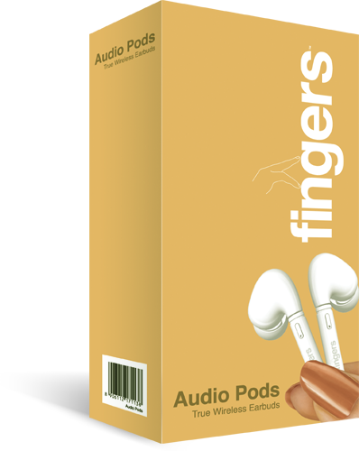 FINGERS Audio Pods TWS Pods | For Music, Calls & Sport