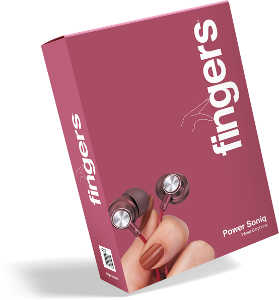 Fingers Power Soniq Wired Earphones Beauty In Looks And Sound