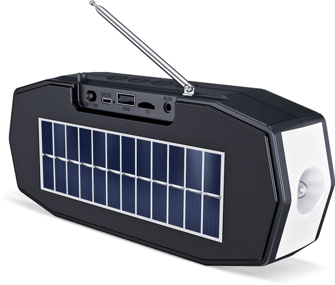 solar hunk fingers speaker